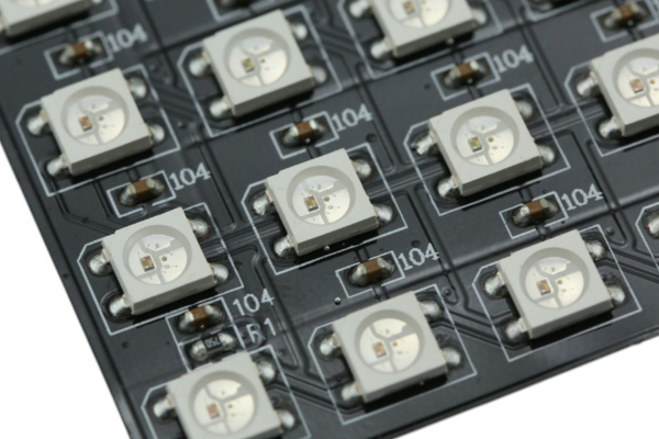 RGB LED Matrix 16x16, Full Color, Cascade Control, 5V, Gravity