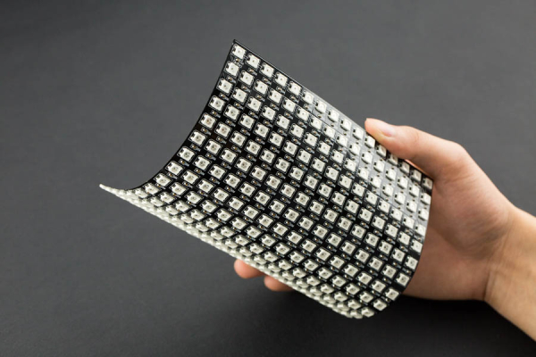 LED-matrix klar til tilslutning