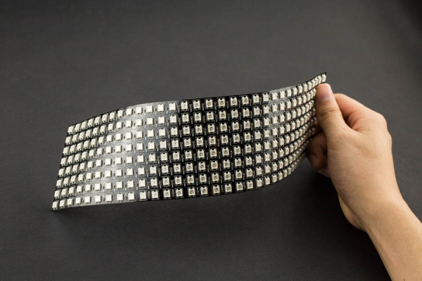 LED-matrix klar til tilslutning