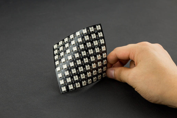 RGB LED Matrix 8x8, Full Color, Cascade Control, 5V