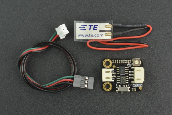 Piezo Film Vibration Sensor, Flexible, 90V Output, Adjustable Sensitivity