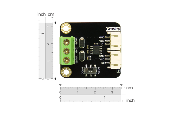 DAC Module GP8501 2-Channel PWM, 8-bit, 0.5% Precision, 3.3V-5V