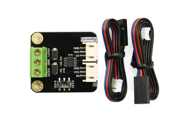 DAC Module GP8501 2-Channel PWM, 8-bit, 0.5% Precision, 3.3V-5V