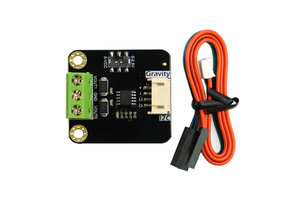 2-Channel 12bit I2C DAC Module, 0.1% Precision, 3.3V-5V