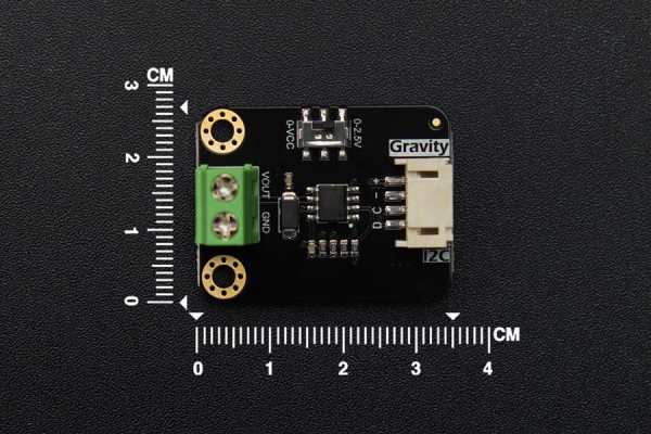 DAC Module GP8512: 1-Channel 15bit I2C, 0.01% Precision, 3.3V-5V