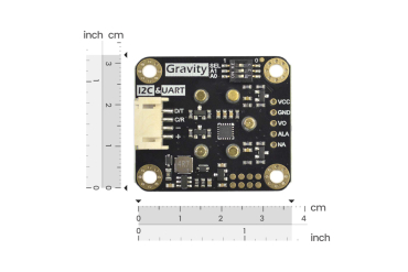 H2S Sensor, Calibrated, I2C & UART, High Sensitivity, 0-100ppm