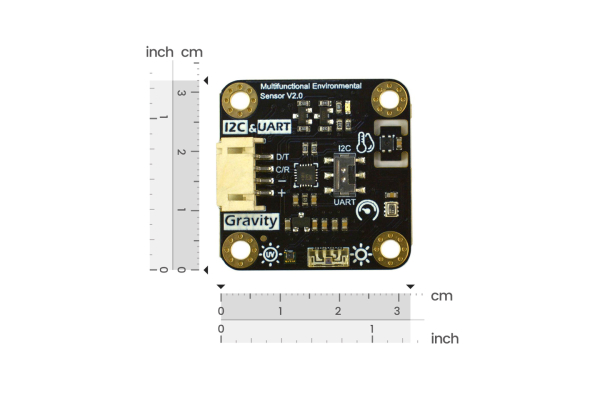 Sensor, High Accuracy Temperature, Humidity, Pressure, Ambient Light and UV, I2C/UART