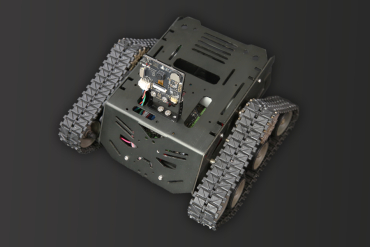 HUSKYLENS, Devastator Tank Mobile Robot Platform, Romeo V2