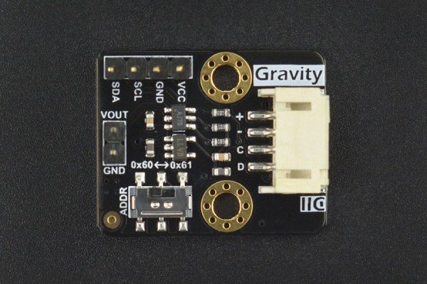 DAC Module I2C 12-Bit, EEPROM, 3.3V-5V, Gravity Interface