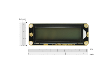 LCD Display, I2C 16x2 Arduino, RGB Backlight, 16M Colors, 4 Pins