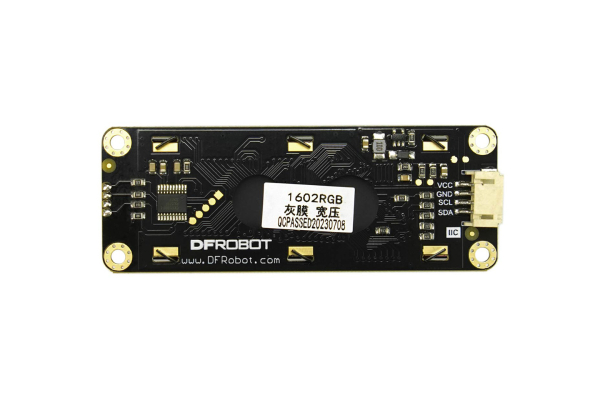 LCD Display, I2C 16x2 Arduino, RGB Backlight, 16M Colors, 4 Pins