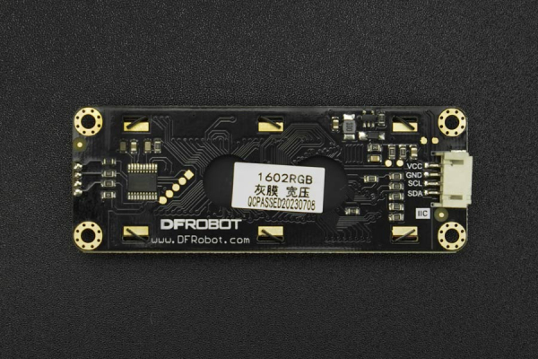 LCD Display, I2C 16x2 Arduino, RGB Backlight, 16M Colors, 4 Pins