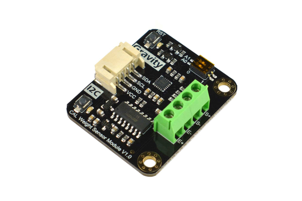 Weight Sensor Kit HX711, I2C, 1Kg, Built-in Calibration, Arduino Compatible