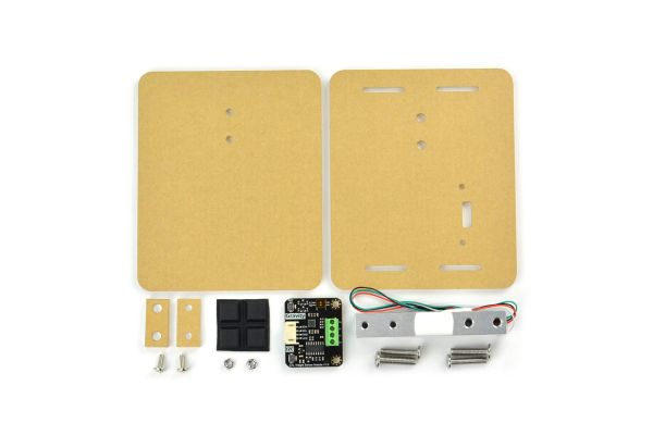 Weight Sensor Kit HX711, I2C, 1Kg, Built-in Calibration, Arduino Compatible