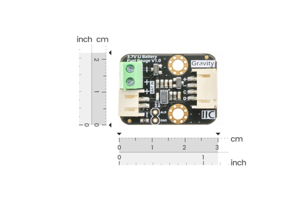 I2C 3.7V Li Battery Fuel Gauge, Accurate SOC, Low Power Alert