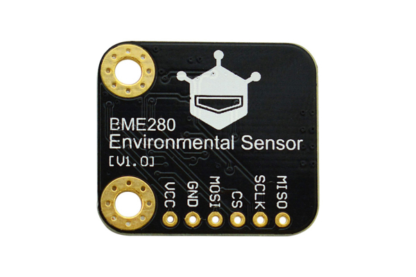BME280 sensor til temp, fugt og tryk, I2C/SPI
