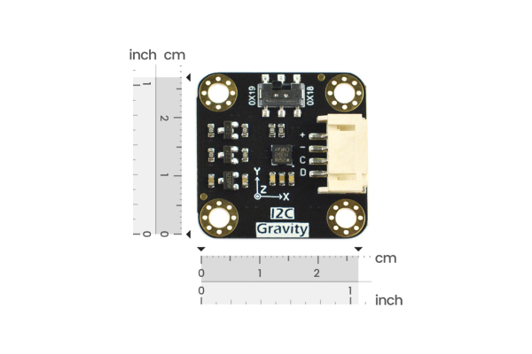 Triple Axis Accelerometer Sensor H3LIS200DL ±100g, ±200g
