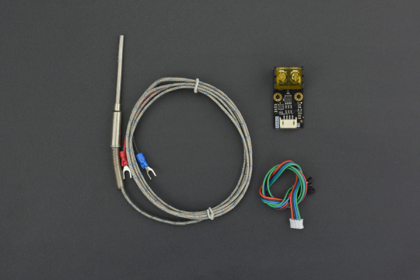 High Temp Sensor, I2C, K-Type, -270C to 1372C, 0.25C Res