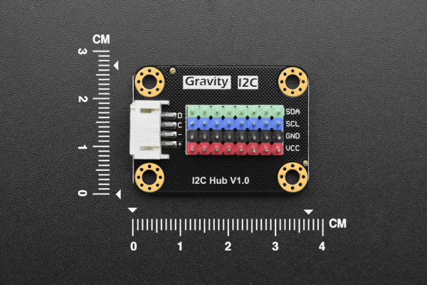 I2C HUB, Connects 8 Devices, 27x37mm, 17g