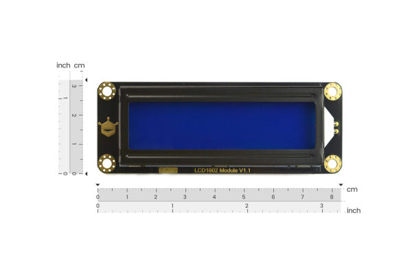 LCD Display Module LCD1602 I2C 3.3V/5V Blue Backlight 16x2
