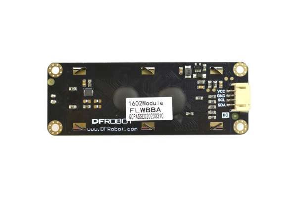 LCD Display Module LCD1602 I2C 3.3V-5V Gray Backlight