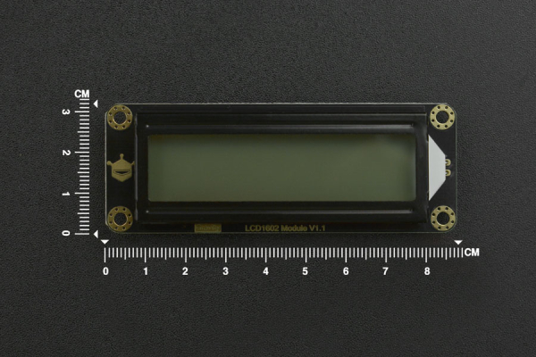 LCD Display Module LCD1602 I2C 3.3V-5V Gray Backlight