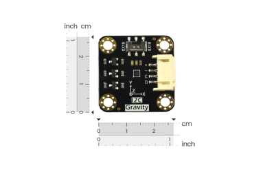 Triple Axis Accelerometer Sensor LIS2DW12 ±2g, ±4g, ±8g, ±16g