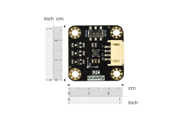 Triple Axis Accelerometer Sensor LIS331HH, I2C, ±6g, ±12g, ±24g