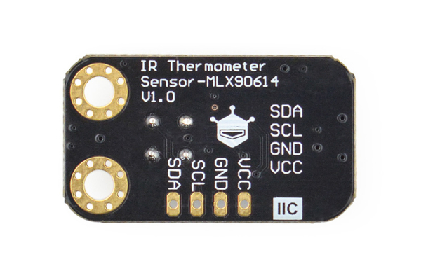 berøringsfri IR-temperatursensor MLX90614 DCC, I2C