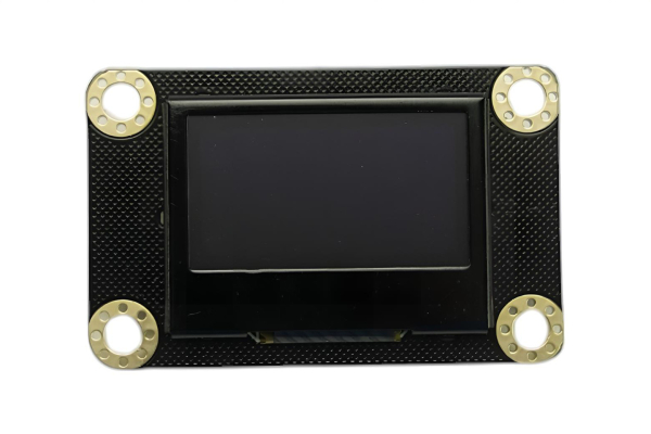 OLED-128x64 Display, I2C, Blue, Metal Bezel, Arduino Compatible