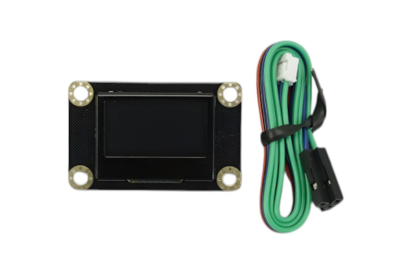 OLED-128x64 Display, I2C, Blue, Metal Bezel, Arduino Compatible