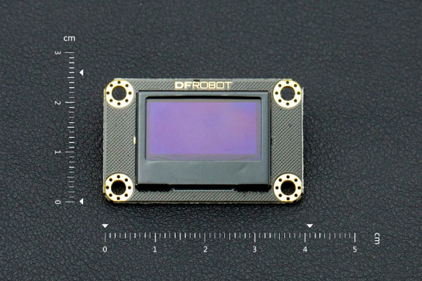 OLED-128x64 Display, I2C, Blue, Metal Bezel, Arduino Compatible