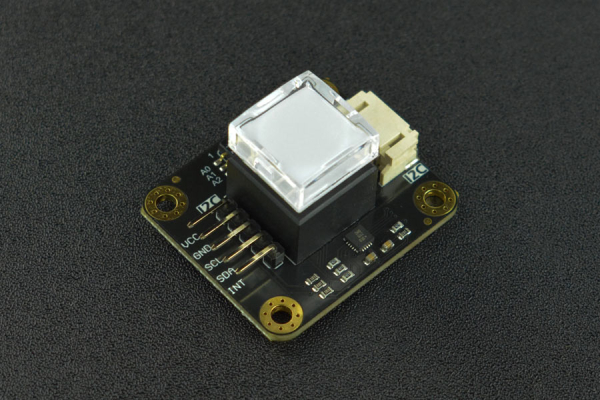 RGB LED Colorful Button Module I2C, 8 Addresses, RGB Control