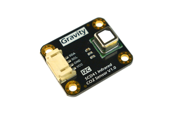 Infrared CO2 Sensor SCD41, I2C, 400-5000 ppm, Temp & Humidity