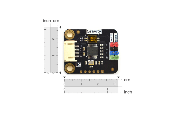 I2C to Dual UART Module, 2Mbps, Expand 8 Serials