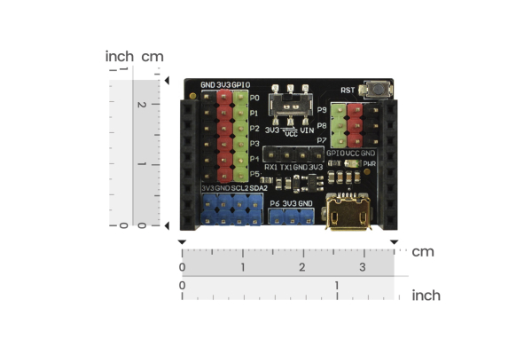 I/O-expansion shield til OpenMV Cam H7 & H7 Plus