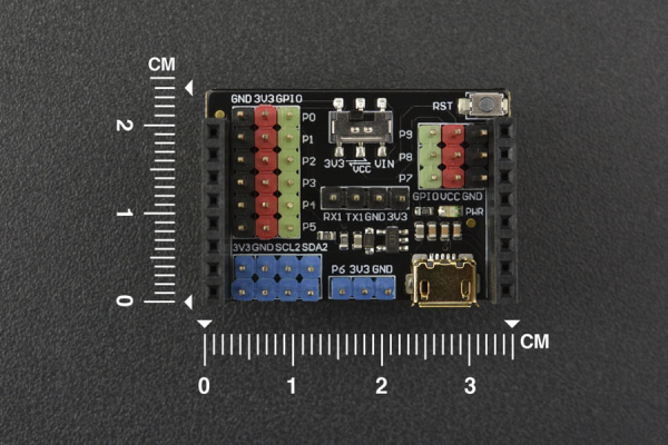 OpenMV Cam expansion shield layout