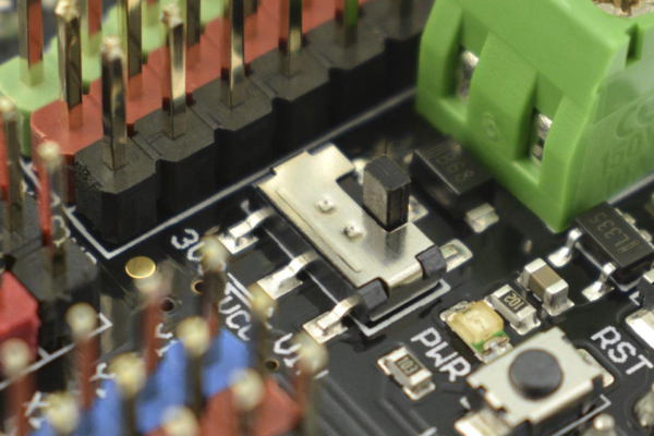 I/O Expansion Shield, Pyboard, 12 Digital, 8 Analog, 3.3V/VIN