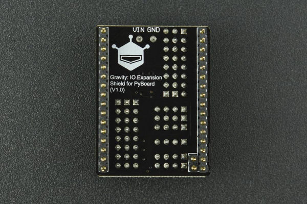 I/O Expansion Shield, Pyboard, 12 Digital, 8 Analog, 3.3V/VIN