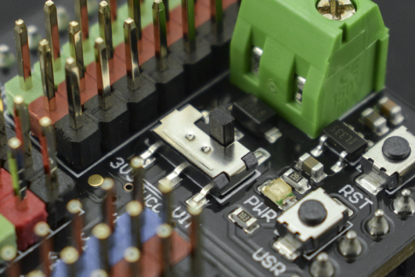 I/O Expansion Shield, Pyboard, 12 Digital, 8 Analog, 3.3V/VIN