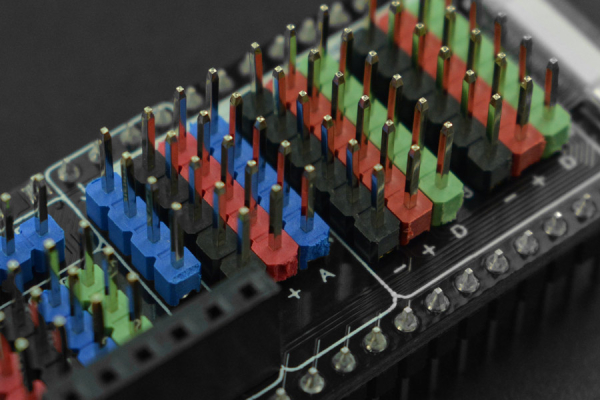 IO Shield FireBeetle 2 (ESP32-E/M0), No Soldering, Gravity Sensors