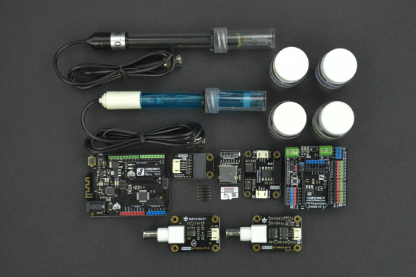 KnowFlow Basic Kit - pH, EC, Bluetooth, Micro-SD Storage