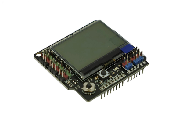 LCD12864 Shield for Arduino, LED Backlight, 5-Key Joystick