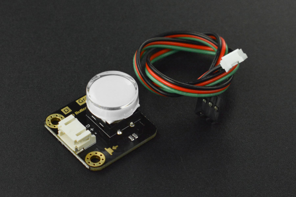 LED Button - Green, 3.3-5V, Digital Output, PH2.0-3P