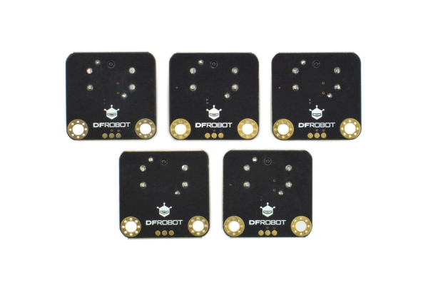 LED Button x 5 Pack, Multi-Color, Gravity Interface