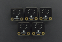 LED Button x 5 Pack, Multi-Color, Gravity Interface