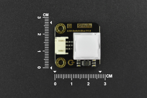 LED Switch, Blue, Self-Lock, 3.3-5V, Digital Output