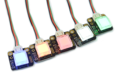 LED Switch x 5 Pack, Self-Lock, 5 Colors, Gravity Interface