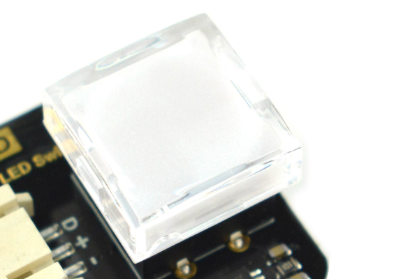 LED Switch, Yellow, Self-Lock, 3.3-5V, Digital Output