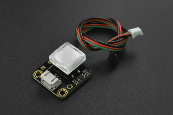 LED Switch, Yellow, Self-Lock, 3.3-5V, Digital Output